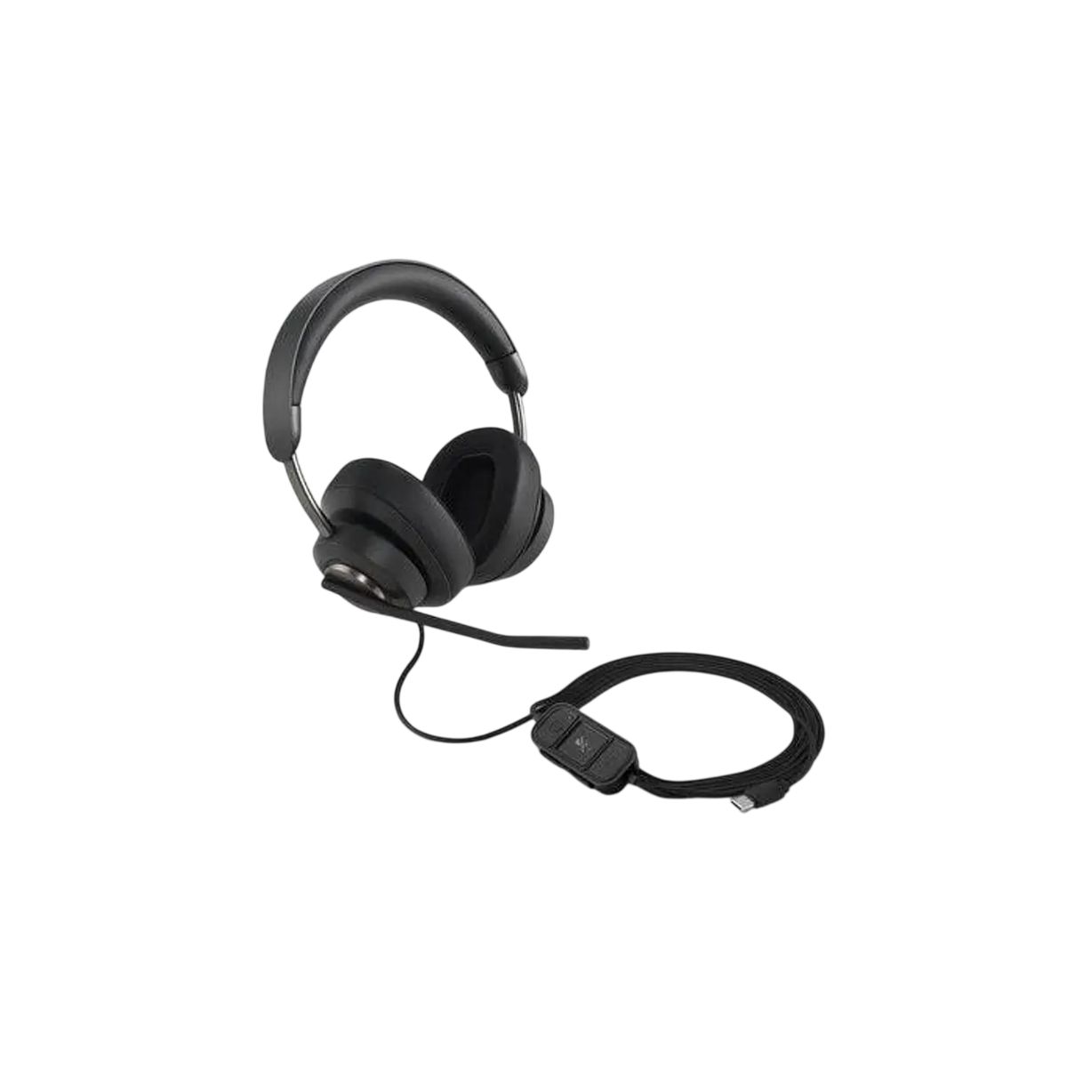 KENSINGTON - Kensington H2000 Auriculares USB-C, Circumaurales, Cancelación de Ruido, Audio Profesional, Videoconferencia, Ergonomía, Plug & Play