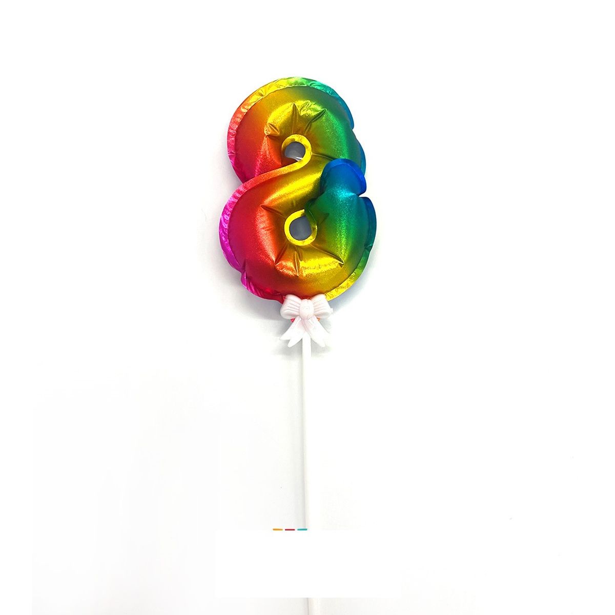 GENERICO - GLOBO METALICO MULTI STICK 13CM 8