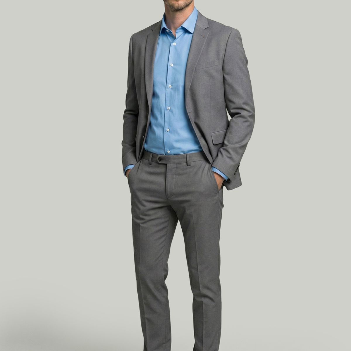 NEW MAN - Blazer Cierto Grey New Man