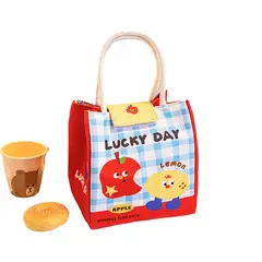 TIOZONEY - Bolsa térmica de lonchera - Rojo