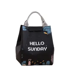 TIOZONEY - Bolsa térmica de lonchera - Azul