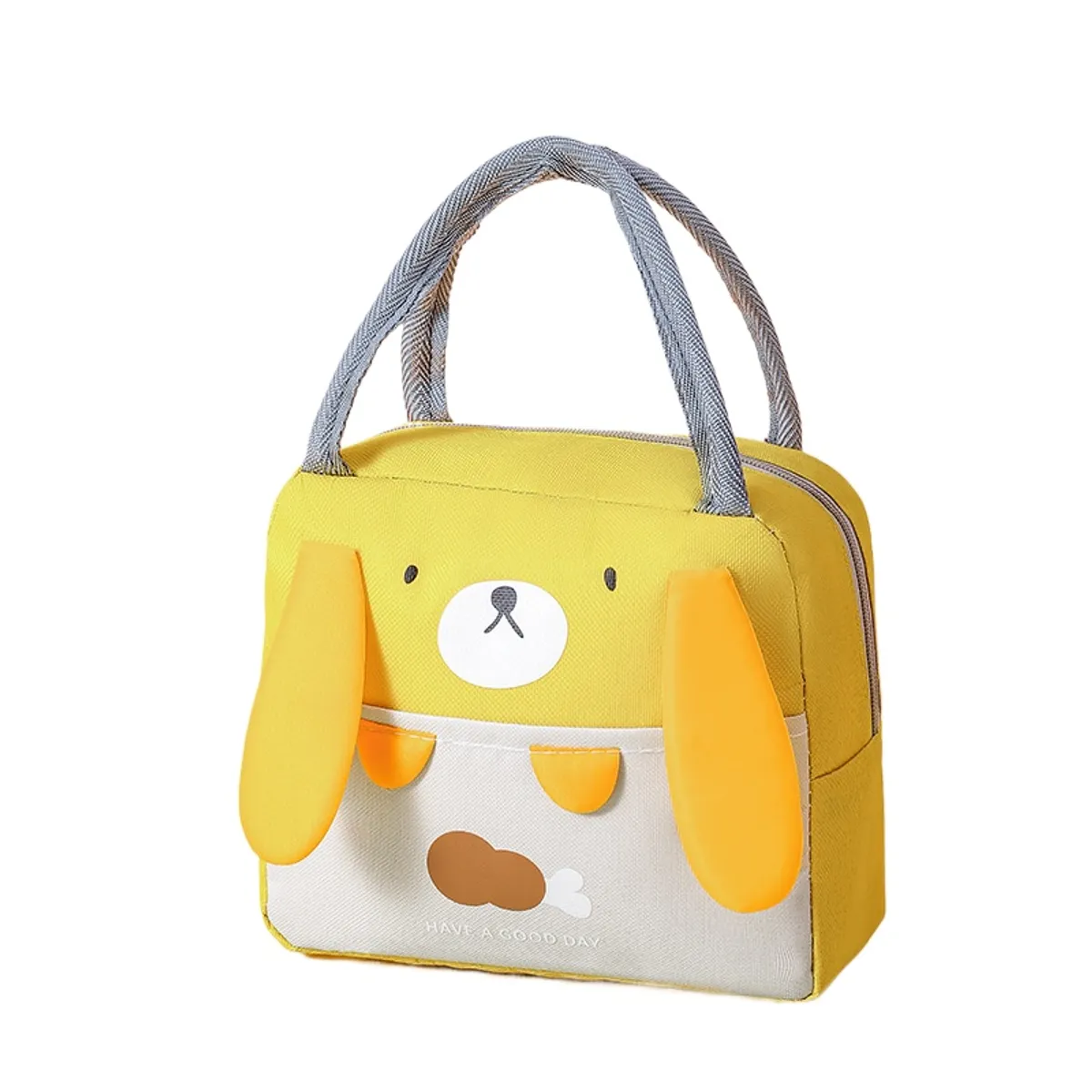 TIOZONEY - Bolsa térmica de lonchera - Amarillo
