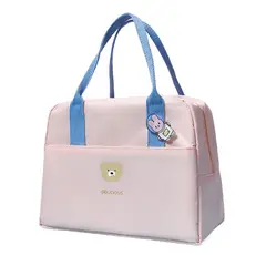 TIOZONEY - Bolsa térmica de lonchera - Rosado
