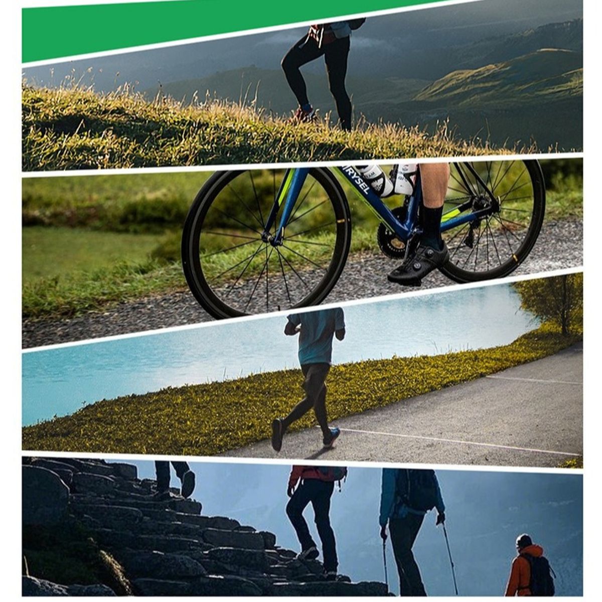 TIOZONEY - Mochila para ciclismo y bolsa de hidratación de 2 litros  Verde