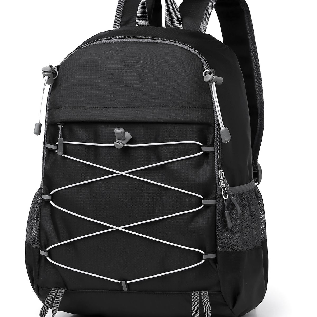 TIOZONEY - Mochila deportiva para actividades al aire libre  Negro