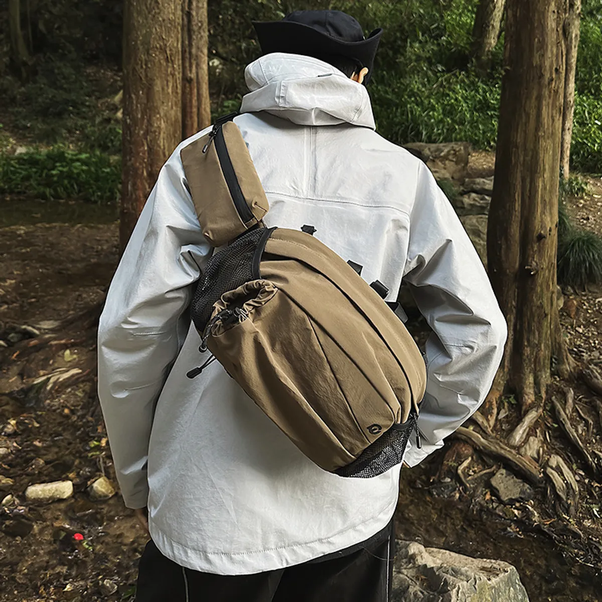 TIOZONEY - Mochila táctica para exteriores  Marrón