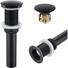 GENERICO - Desague Lavamanos Pop Up Clic Sin Rebalse Cola 1 14