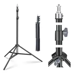 KUANGYE - Trípode Soporte Profesional Para Fotografía Video Metal 28m
