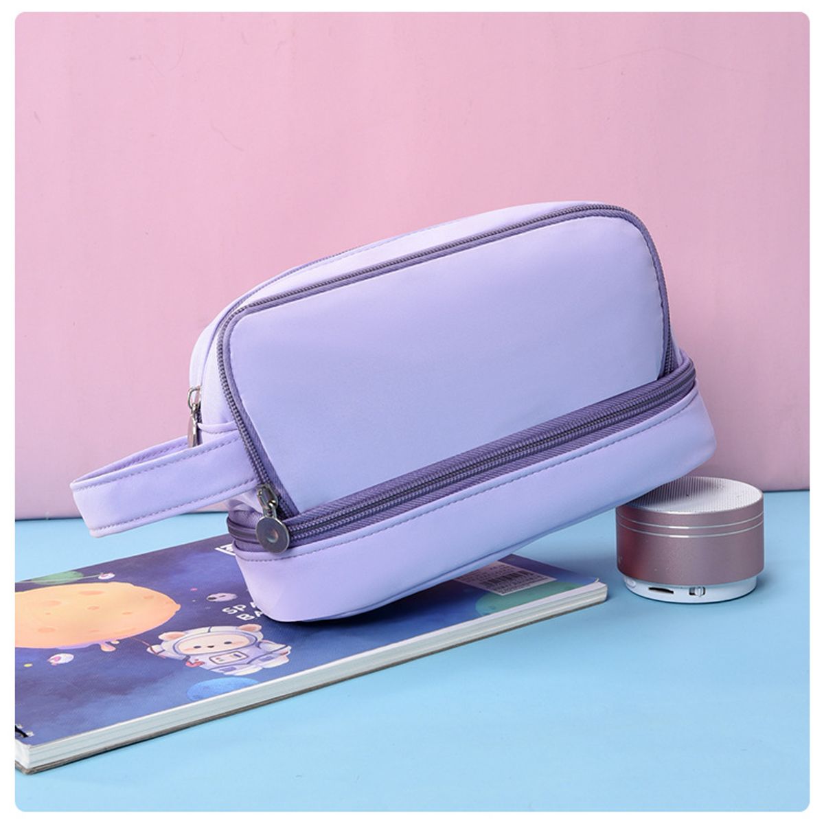TIOZONEY - Estuche para lápices de gran capacidad-Morado