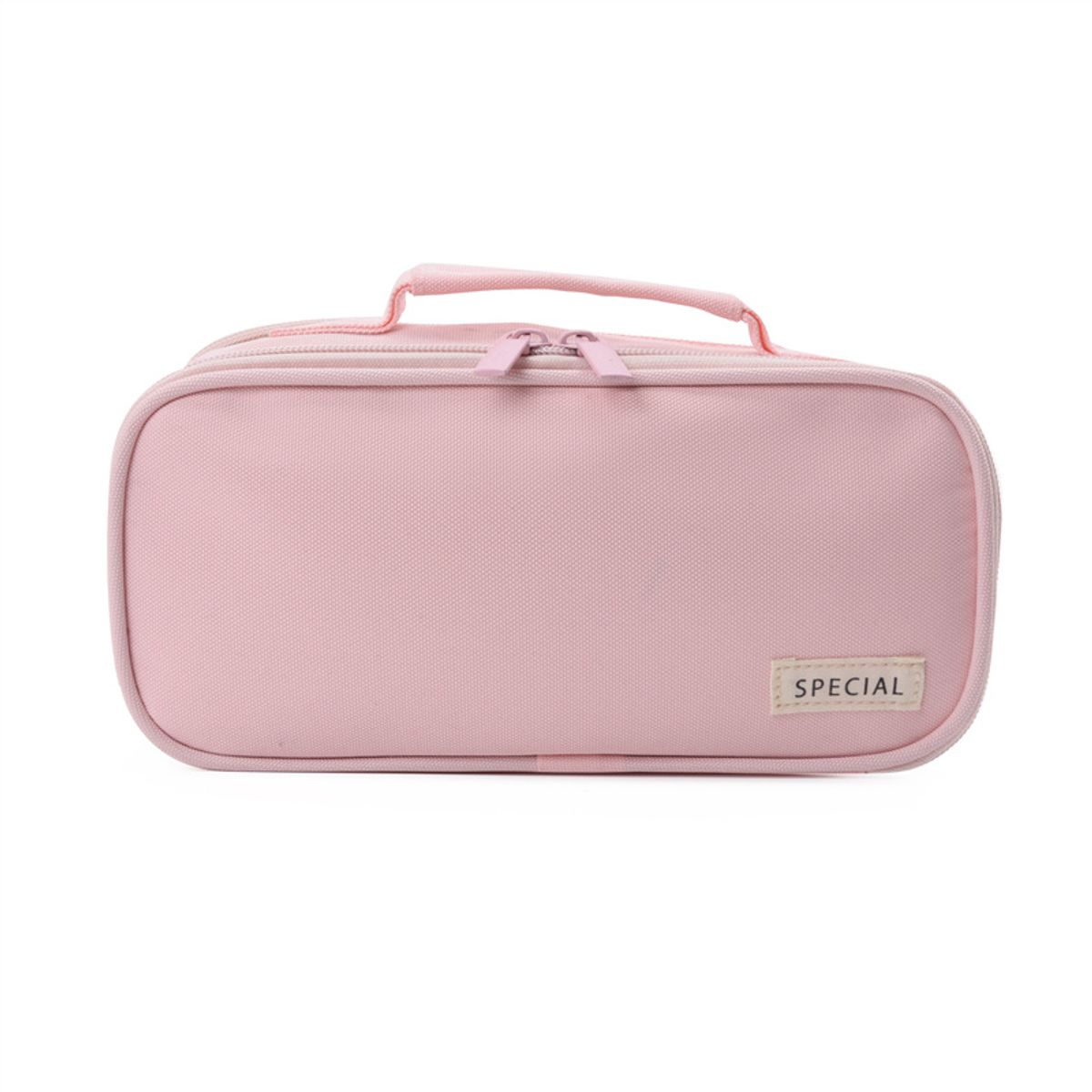 TIOZONEY - Estuche para lápices con múltiples bolsillos-Rosa