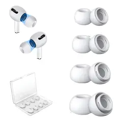 GENERICO - Almohadilla De Repuesto 4 Pares Compatible AirPods Pro
