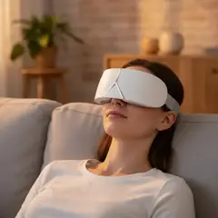 GENERICO - Masajeador De Ojos Inteligente Con Compresión De Aire Y Calor Alivia La Fatiga Ocular FIGOIMPORT