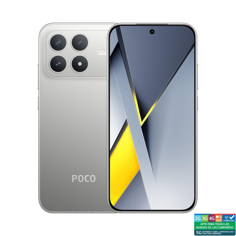 XIAOMI POCO F8 Pro Plata Titanio 12GB + 256GB. | Falabella Chile