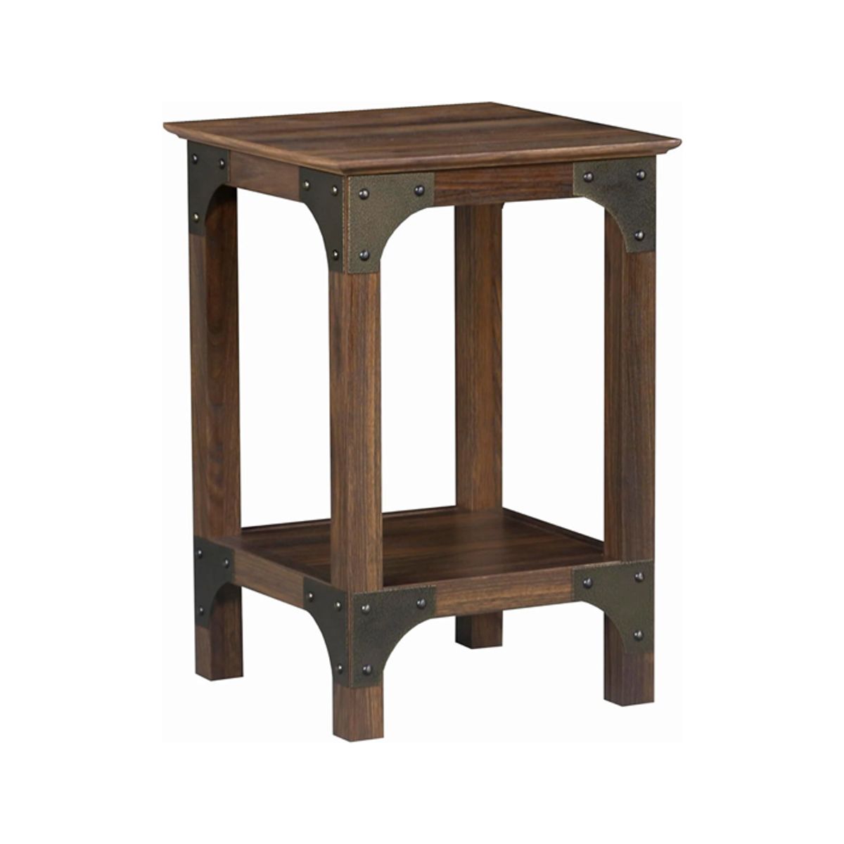 MSA MUEBLES SANTA ANA - Mesa Lateral Walnut Line