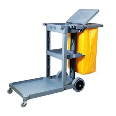 GENERICO - Carro De Aseo Porta Útiles Con Tapa Y Bolsa