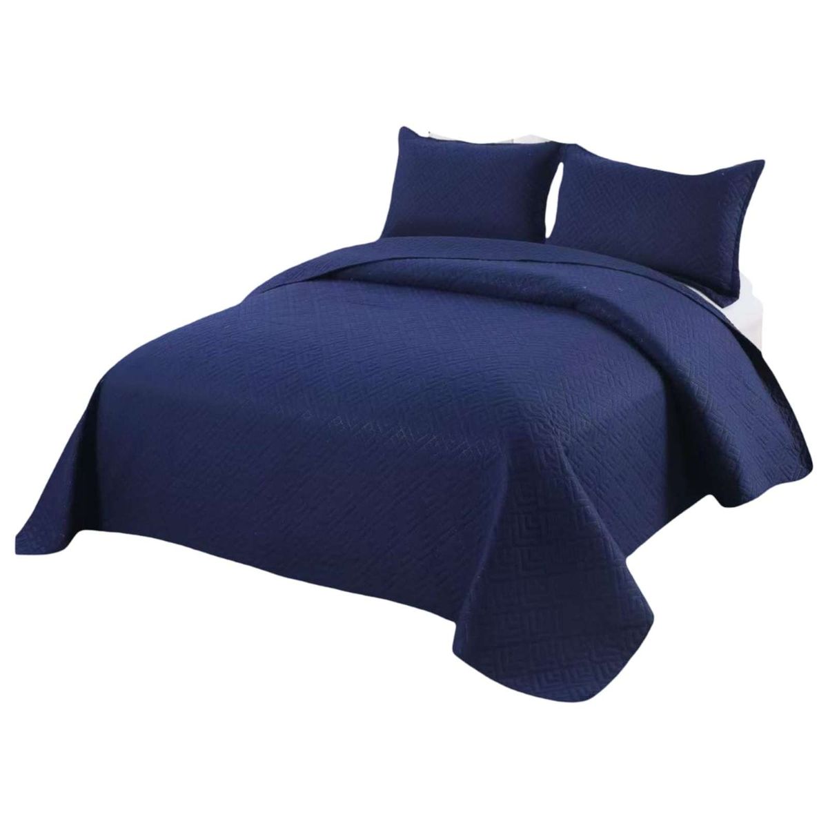 GENERICO - Quilt de verano cuadricula 2 plazas