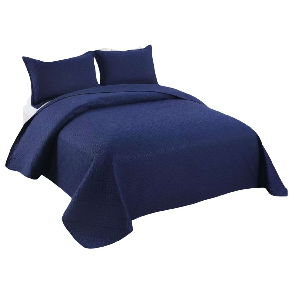GENERICO - Quilt de verano cuadricula king-super king
