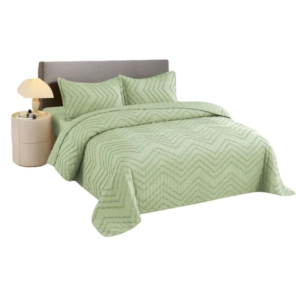 GENERICO - Cubrecama de verano Chevron king-super king