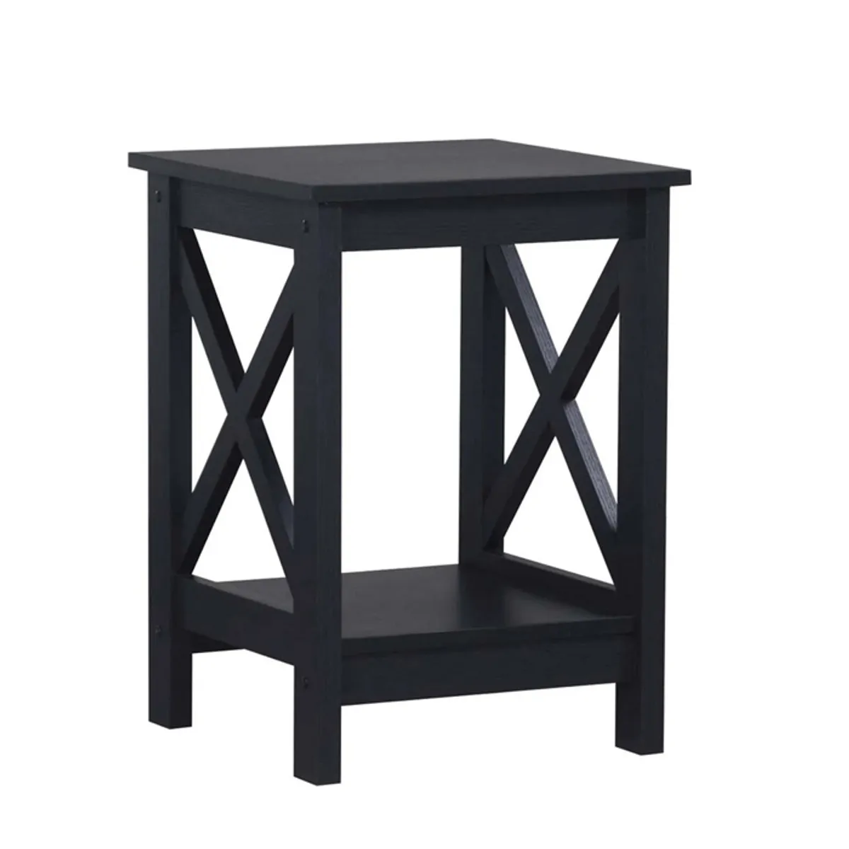 MSA MUEBLES SANTA ANA - Mesa Lateral Black OAK Line