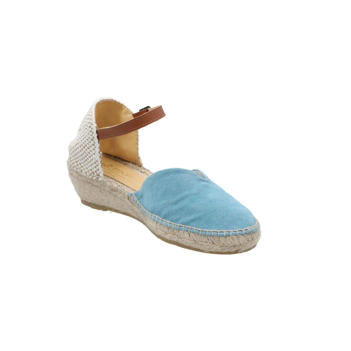 ROCKFORD - Alpargata Algodón Orgánico Mujer Adra Celeste ROCKFORD