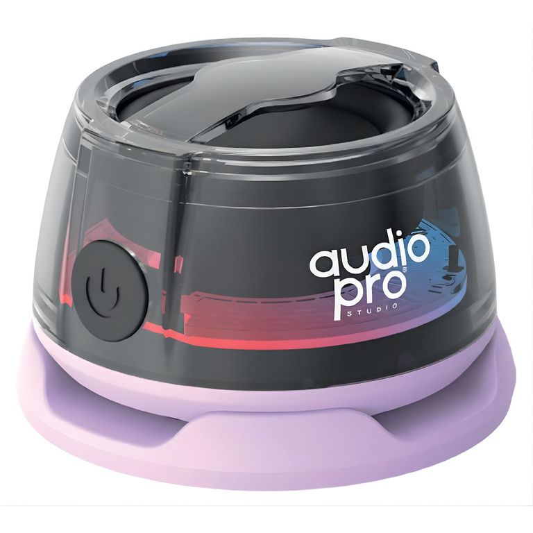 Parlante Mini RGB 5W Magnetico Recargable USB-C Colores - PS Morado