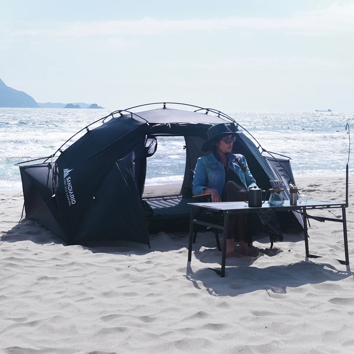 BLUEDREAMER - Tienda Casa Campaña Grandes para Acampar Carpa de 2 Personas Versión de nailon