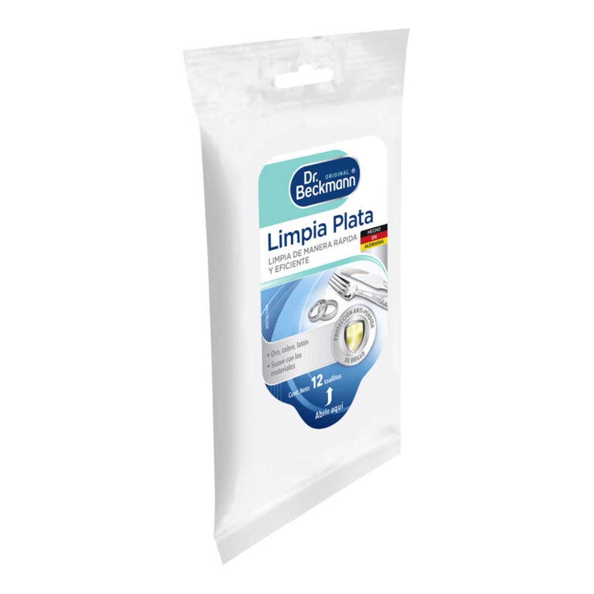 DR BECKMANN - Toallitas para Plata y Metales Dr. Beckmann 12 Un