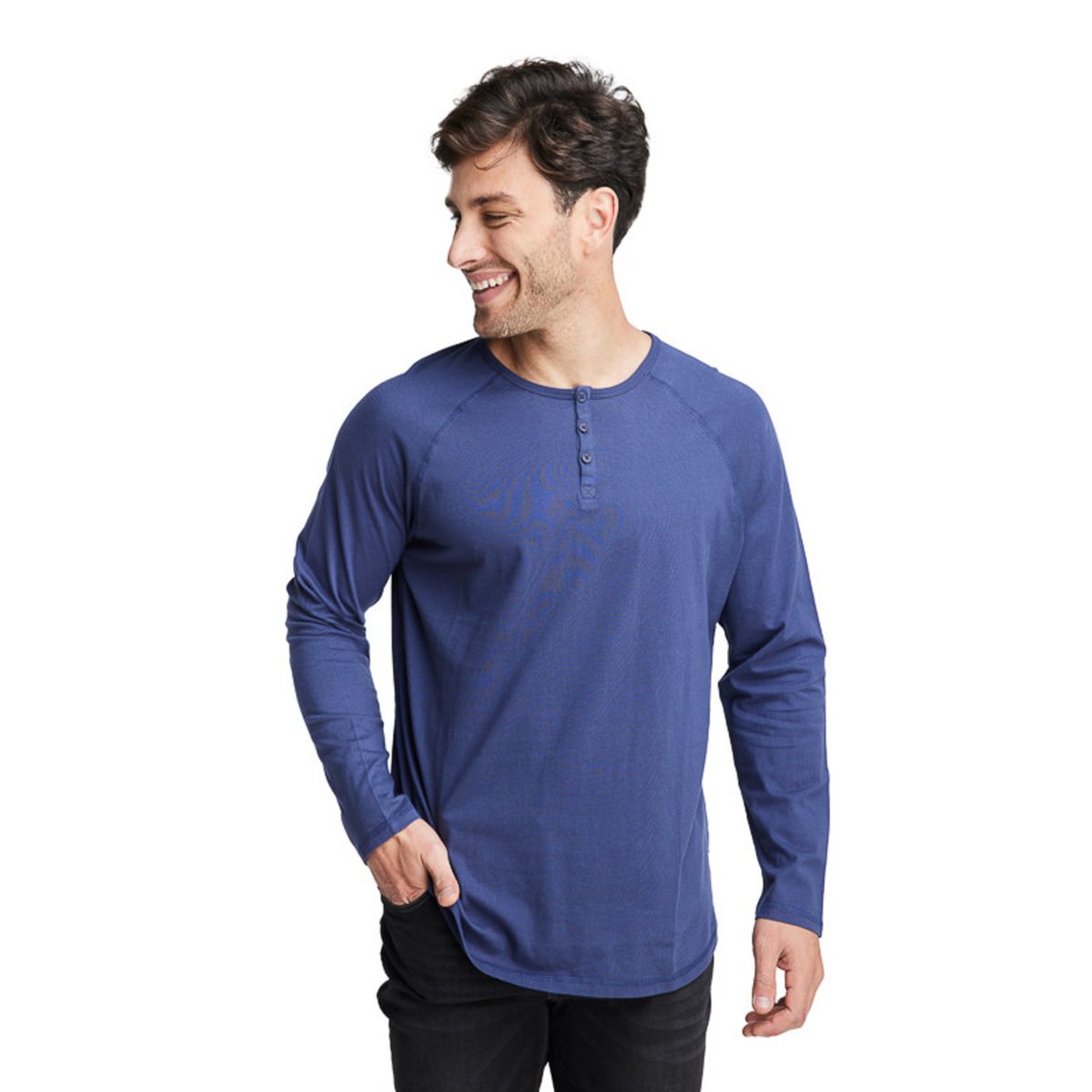 PANAMA JACK - Polera Hombre Casual Azul Panama Jack
