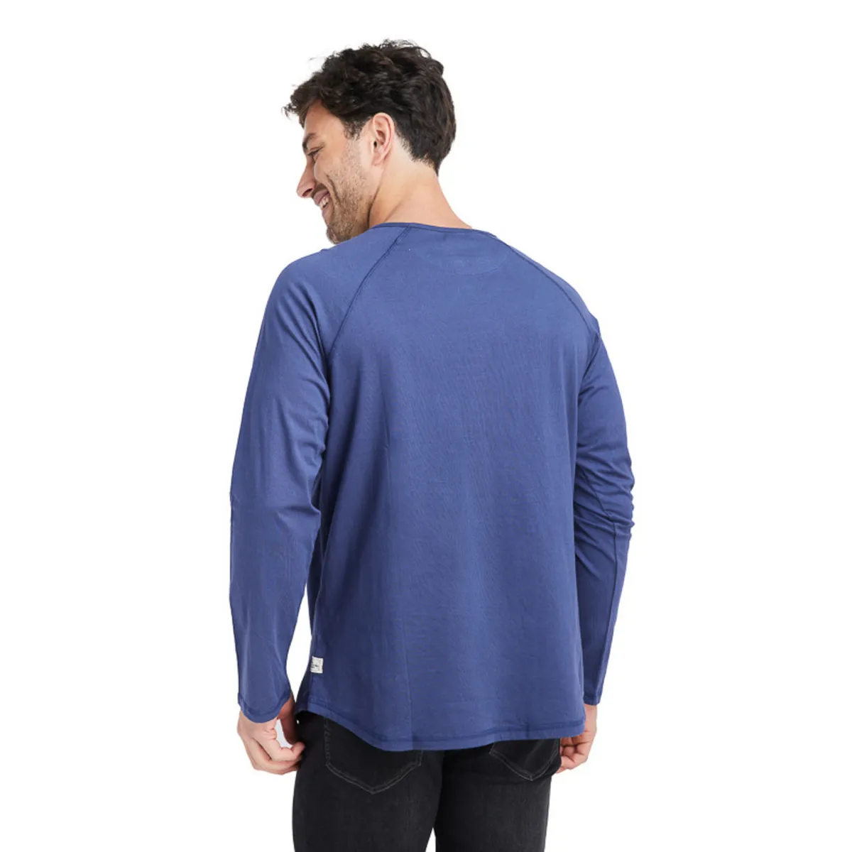 PANAMA JACK - Polera Hombre Casual Azul Panama Jack