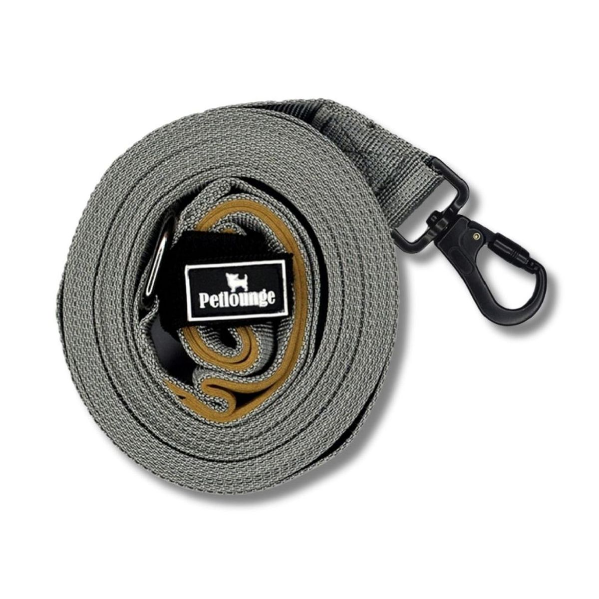 PETLOUNGE - Petlounge Correa De Paseo Power Trail 5m Perros Hasta 50kg - Gris - 5m