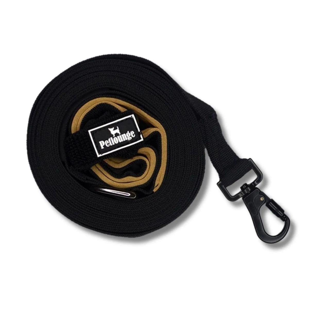 PETLOUNGE - Petlounge Correa De Paseo Power Trail 5m Perros Hasta 50kg - Negro - 5m