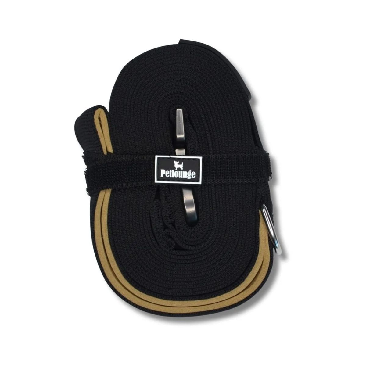 PETLOUNGE - Petlounge Correa De Paseo Power Trail 5m Perros Hasta 50kg - Negro - 5m