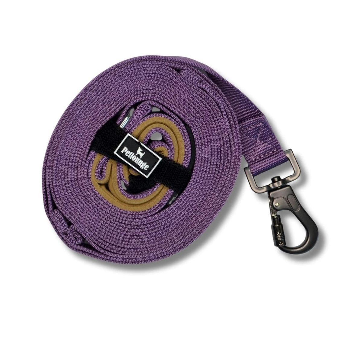 PETLOUNGE - Petlounge Correa De Paseo Power Trail 5m Perros Hasta 50kg - Violeta oscuro - 5m