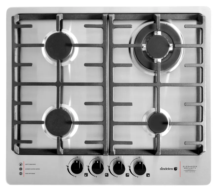 SINDELEN Encimera Gas CEG-4670IN 4 Quemadores