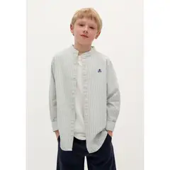 SCALPERS - CAMISA RAYAS CUELLO MAO