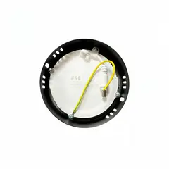 FSL - Panel Led Sobrepuesto Redondo 6w Luz Fría 6500k Negro-