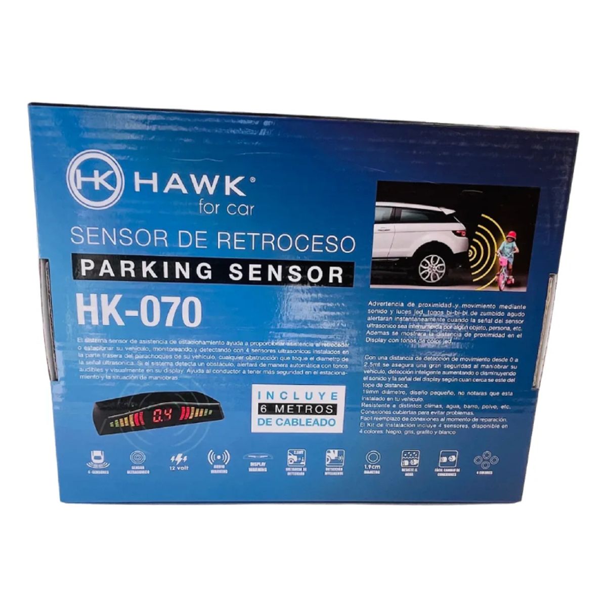 HAWK Sensor Retroceso Hawk-070 Negro | falabella.com