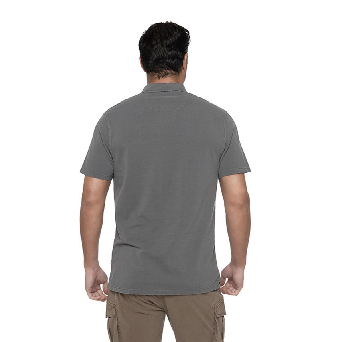 PANAMA JACK - Polera Hombre Casual Gris Panama Jack