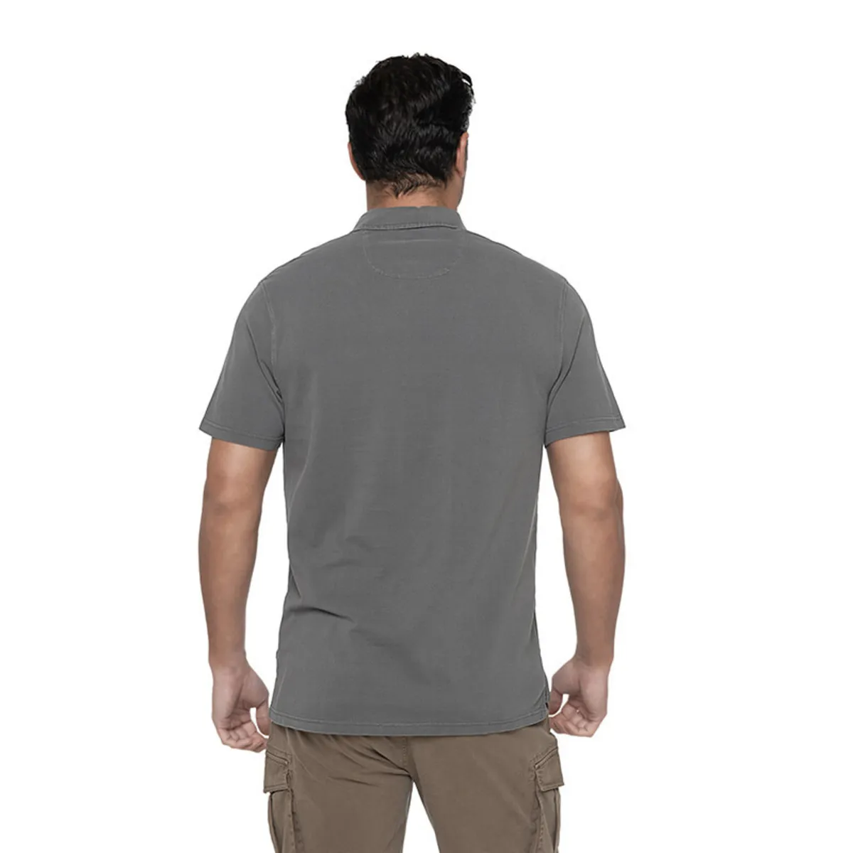 PANAMA JACK - Polera Hombre Casual Gris Panama Jack