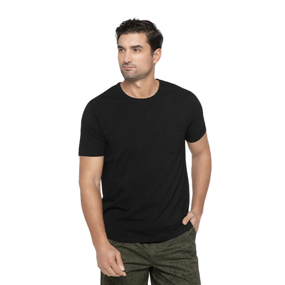 PANAMA JACK - Polera Hombre Casual Negro Panama Jack