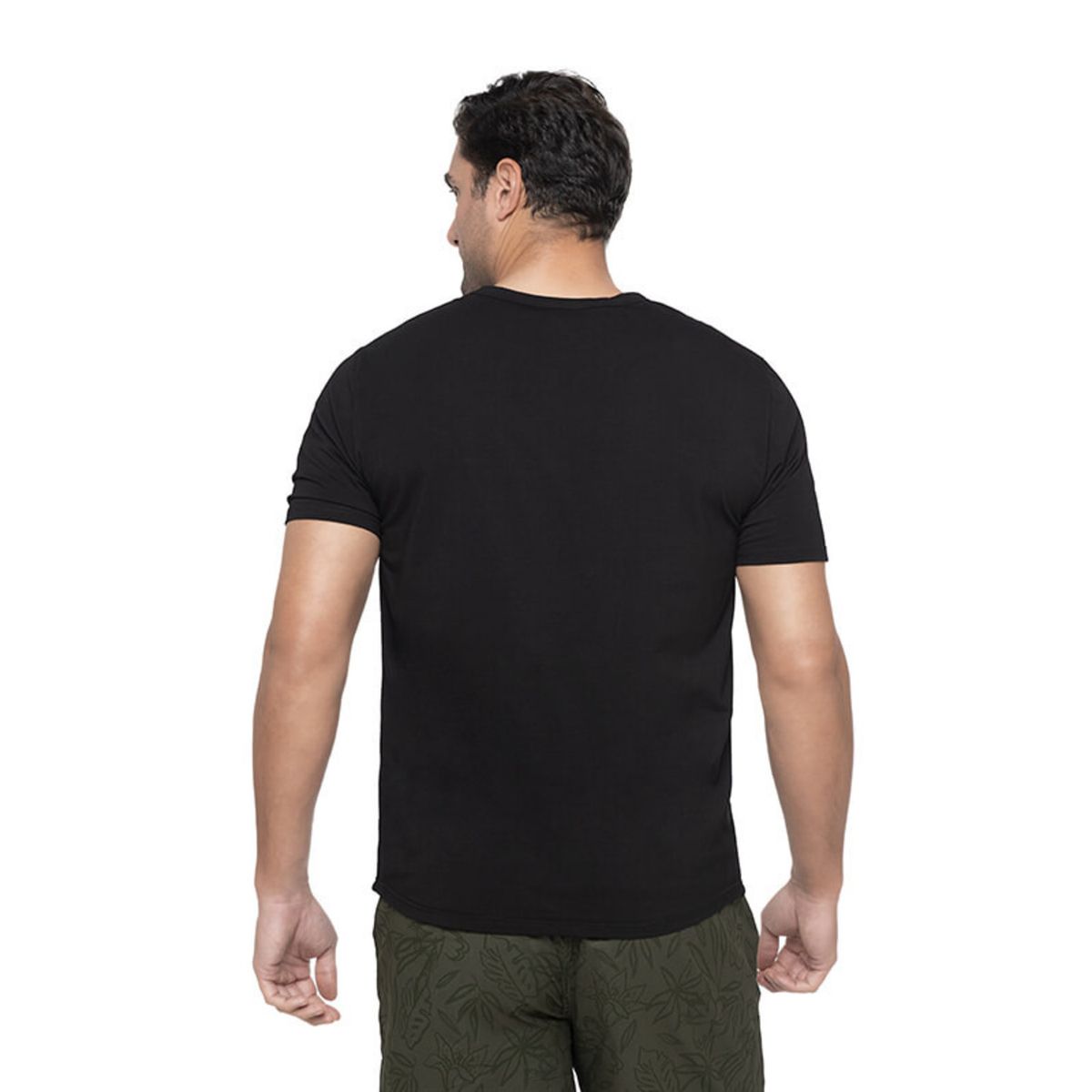 PANAMA JACK - Polera Hombre Casual Negro Panama Jack