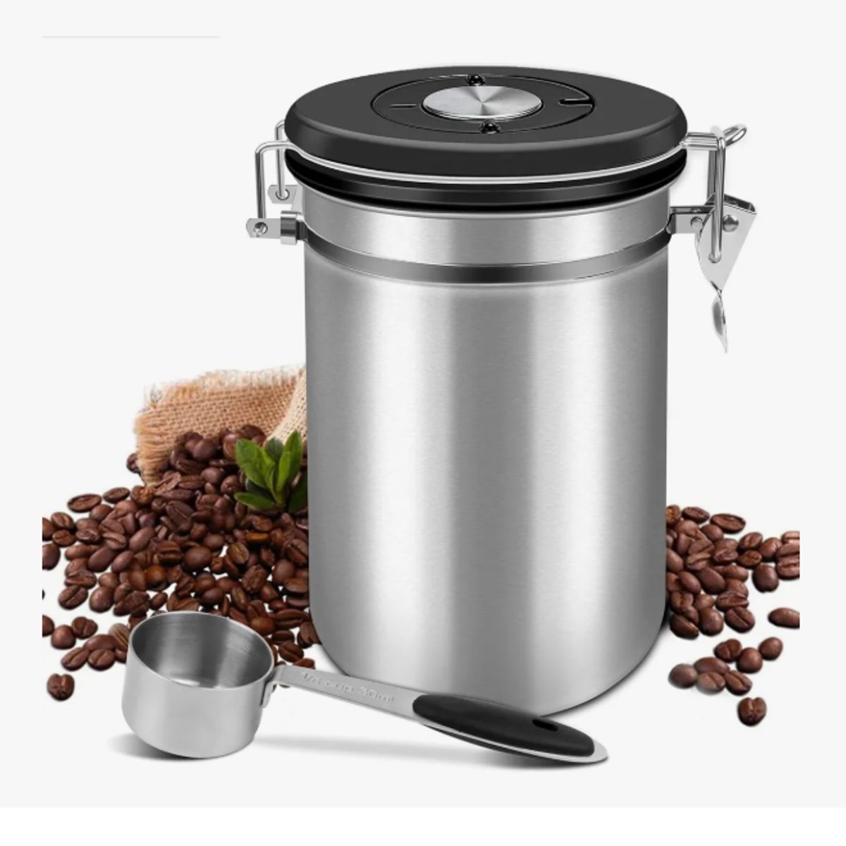 GENERICO - Lata De Café Contenedor De Alimentos Sellado 1550ml