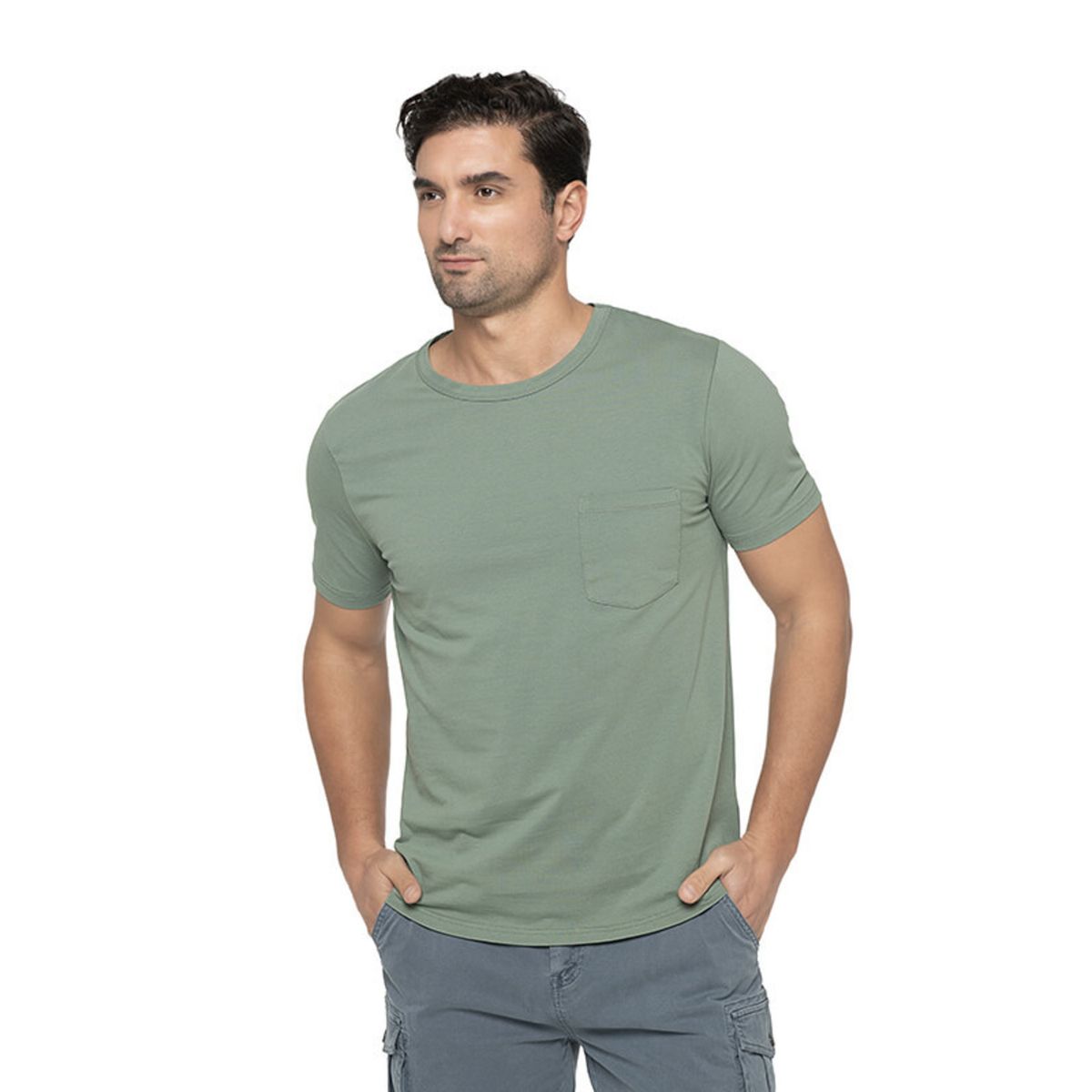 PANAMA JACK - Polera Hombre Casual Verde Panama Jack