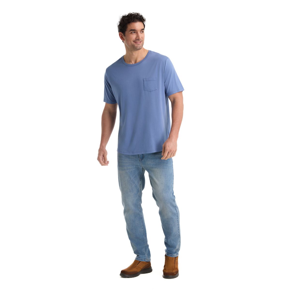 PANAMA JACK - Polera Hombre Casual Azul claro Panama Jack