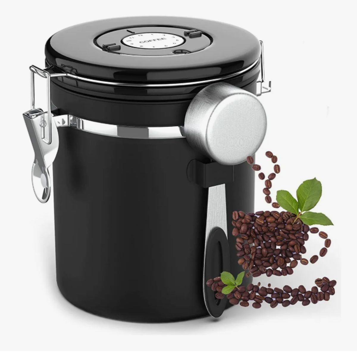 GENERICO - Tarro Contenedor Hermético De Café De 1200ml Con Cuchara
