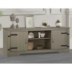 MSA MUEBLES SANTA ANA - Rack 1.5 Mt. Waltnut Wood