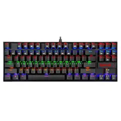 REDRAGON - Teclado Mecánico Kumara Rainbow K552-KR Red Switch