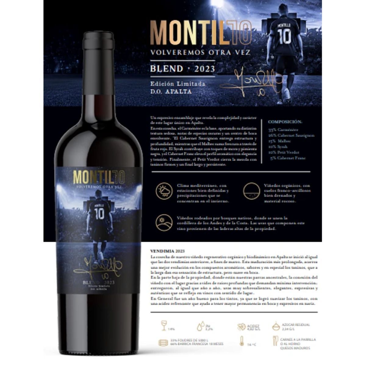 VERAMONTE - Vino Apalta Walter Montillo 2023