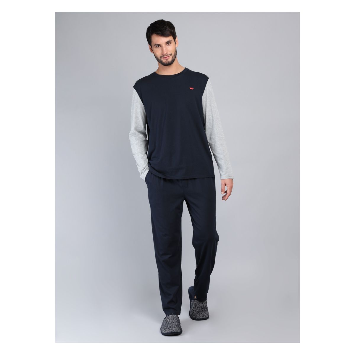 ARROW - Pijama Largo Regular Fit Azul Arrow ARROW