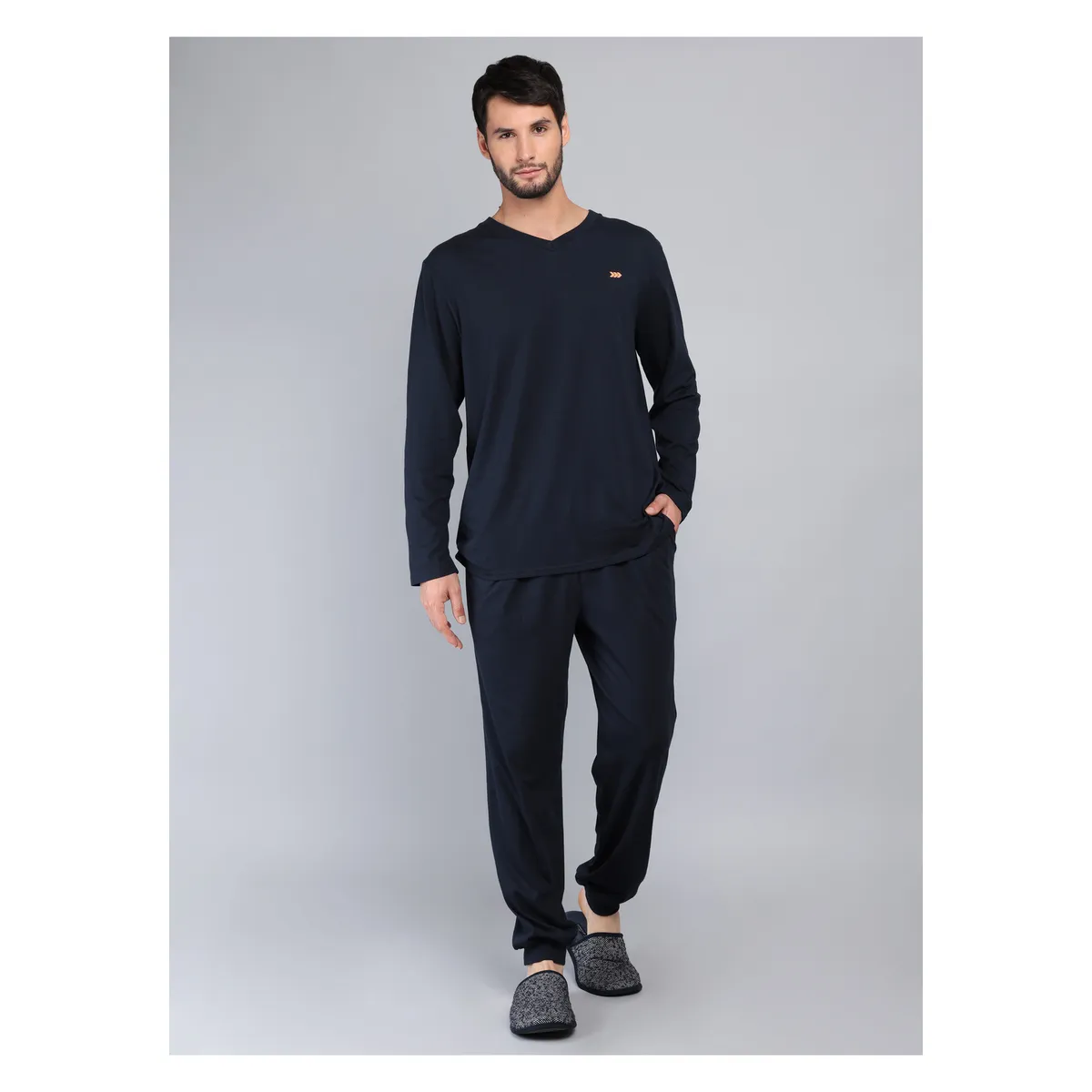 ARROW - Pijama Largo Regular Fit Azul Arrow ARROW
